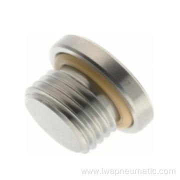 STAINLESS STEEL ROUND HEX PLUG